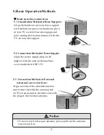 Preview for 9 page of Denver DFT-709 Operation Instructions Manual