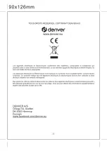 Preview for 25 page of Denver DM-24MK2 Instruction Manual