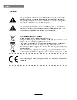 Preview for 4 page of Denver LED-2449 Instruction Manual