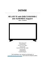 Preview for 1 page of Denver LED-2469S Quick Start Manual