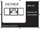 Preview for 25 page of Denver MCA-210 Owner'S Handbook Manual