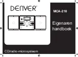 Preview for 33 page of Denver MCA-210 Owner'S Handbook Manual