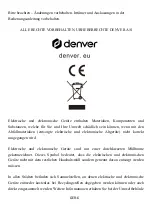 Preview for 14 page of Denver TDC-280 Manual