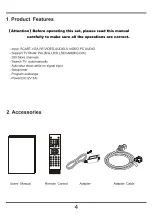 Preview for 5 page of Denver TFD-1507 User Manual