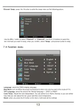 Preview for 14 page of Denver TFD-1507 User Manual