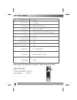 Preview for 3 page of Denver TFD-2214 Owner'S Instructions Manual