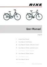 Preview for 1 page of Derby cycle Rixe User Manual