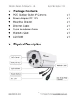 Preview for 2 page of Dericam B-xE Series Quick Installation Manual