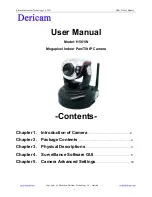 Dericam H501W User Manual preview