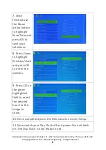 Preview for 8 page of Designability Day Clock Manual