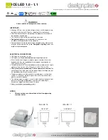 Designplan ICE LED 1.0 Installation Instructions preview