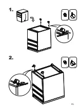 Preview for 5 page of DEVAISE 3-DRAWER MOBILE PEDESTAL Assembly Instructions Manual