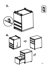 Preview for 6 page of DEVAISE 3-DRAWER MOBILE PEDESTAL Assembly Instructions Manual