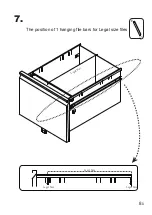 Preview for 9 page of DEVAISE 3-DRAWER MOBILE PEDESTAL Assembly Instructions Manual