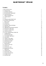 Preview for 2 page of Devatec ElectroVap RTH-HC Series Instruction & Operation Manual