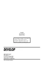 Preview for 52 page of Develop NC-5 User Manual