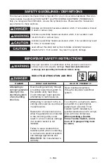 Preview for 3 page of DeVilbiss BS600-W Operator'S Manual