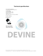 Preview for 5 page of Devine MPS 500 User Manual