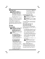 Preview for 12 page of DeWalt D21570 Original Instructions Manual