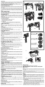 Preview for 3 page of DeWalt D25113 Instruction Manual