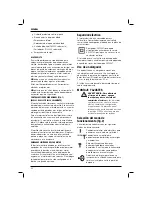 Preview for 42 page of DeWalt D25223 Manual