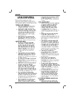 Preview for 72 page of DeWalt D25223 Manual