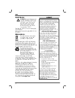 Preview for 12 page of DeWalt D25330 Series Original Instructions Manual