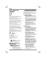 Preview for 14 page of DeWalt D25330 Series Original Instructions Manual