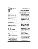 Preview for 54 page of DeWalt D25330 Series Original Instructions Manual