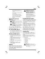 Preview for 21 page of DeWalt D25840 Original Instructions Manual