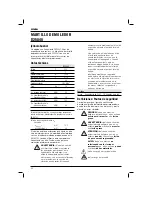 Preview for 32 page of DeWalt D25840 Original Instructions Manual