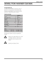 Preview for 21 page of DeWalt D25900K Manual