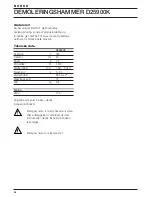 Preview for 56 page of DeWalt D25900K Manual