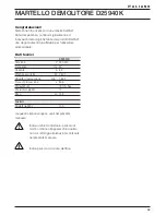 Preview for 39 page of DeWalt D25940K Original Instructions Manual