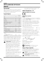 Preview for 78 page of DeWalt D25951 Original Instructions Manual