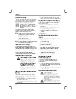 Preview for 42 page of DeWalt D26410 Original Instructions Manual