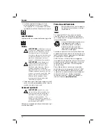 Preview for 52 page of DeWalt D26410 Original Instructions Manual