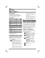 Preview for 26 page of DeWalt D26411 Original Instructions Manual