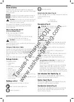 Preview for 30 page of DeWalt D28117 Original Instructions Manual