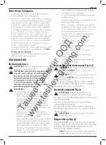 Preview for 43 page of DeWalt D28117 Original Instructions Manual