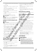 Preview for 53 page of DeWalt D28117 Original Instructions Manual