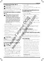 Preview for 73 page of DeWalt D28117 Original Instructions Manual