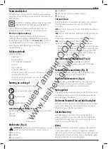 Preview for 81 page of DeWalt D28117 Original Instructions Manual