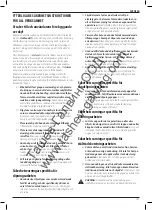 Preview for 109 page of DeWalt D28117 Original Instructions Manual