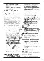 Preview for 119 page of DeWalt D28117 Original Instructions Manual