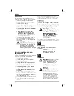 Preview for 30 page of DeWalt D51180 Original Instructions Manual