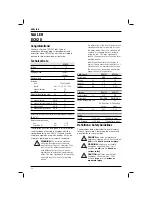 Preview for 34 page of DeWalt D51180 Original Instructions Manual