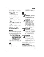 Preview for 101 page of DeWalt D51180 Original Instructions Manual