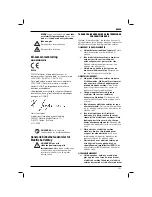 Preview for 105 page of DeWalt D51180 Original Instructions Manual