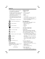 Preview for 22 page of DeWalt D51238 Original Instructions Manual